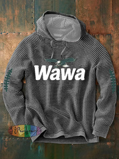Men’s Football Fans Lovers Gameday Casual French Terry Hoodie Gray / S