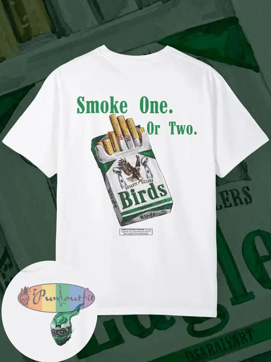 Men’s Football Fans Lovers Gameday Casual Short Sleeve Tee White / S