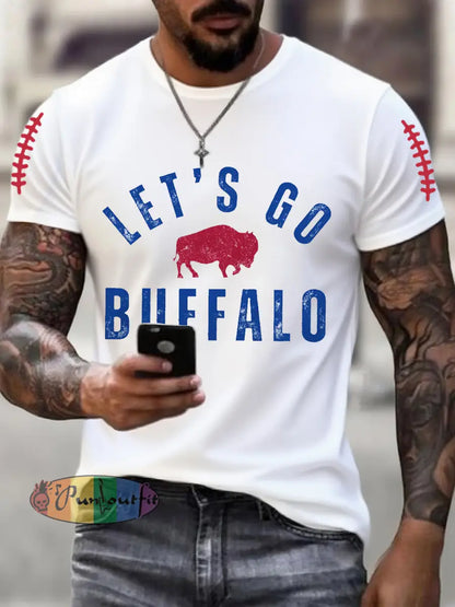 Men’s Football Fans Lovers Gameday Casual Tee White / S