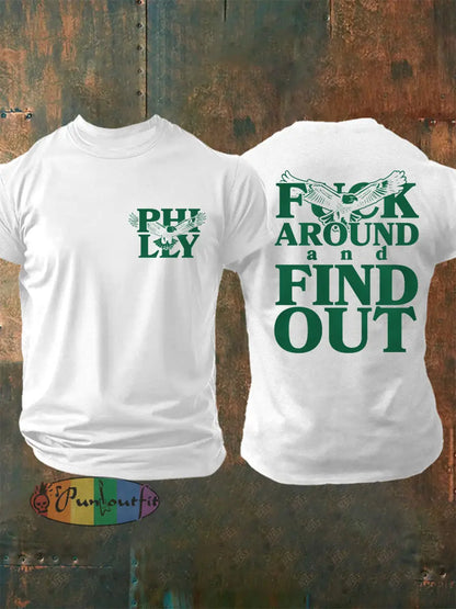 Men’s Football Fans Lovers Gameday Casual Tee White / S