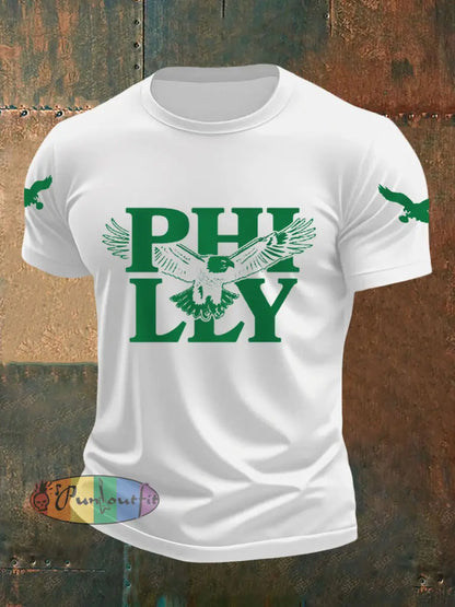 Men’s Football Fans Lovers Gameday Casual Tee White / S