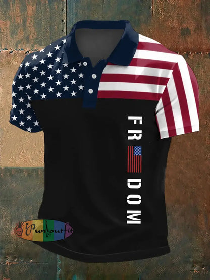 Men’s Freedom Charlie Kirk Printed Shirt Black / S