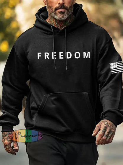 Men’s Freedom Is Not Free R.I.P Charlie Kirk Hooded Sweatshirt Black / S