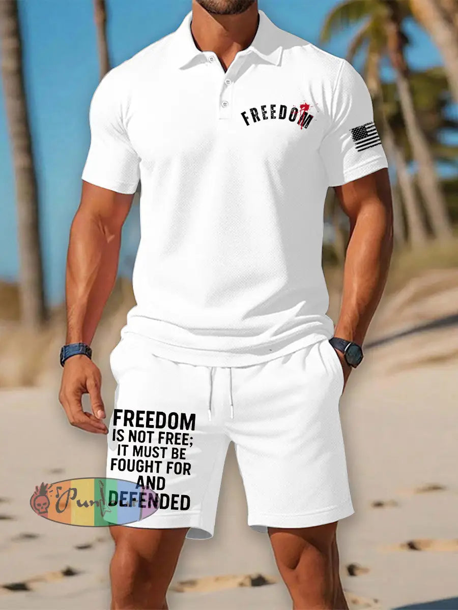Men’s Freedom Is Not Free R.I.P Charlie Kirk Sets