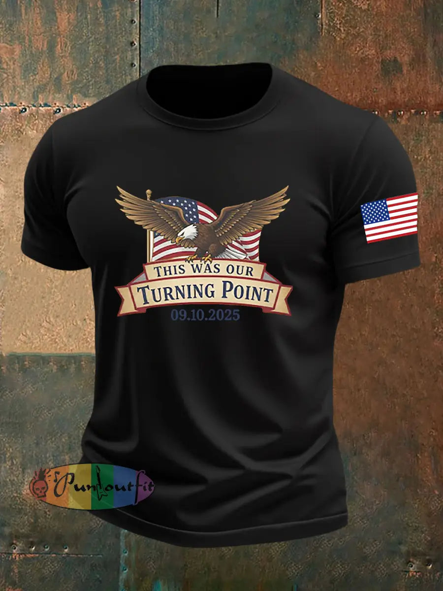 Men’s Freedom Is Not Free R.I.P Charlie Kirk Short Sleeve T-shirt Black / S