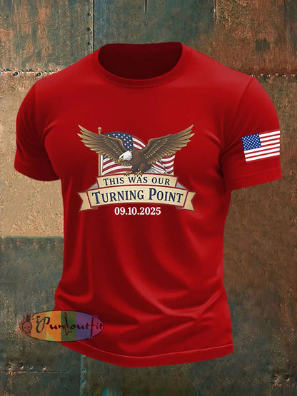 Men’s Freedom Is Not Free R.I.P Charlie Kirk Short Sleeve T-shirt Red / S