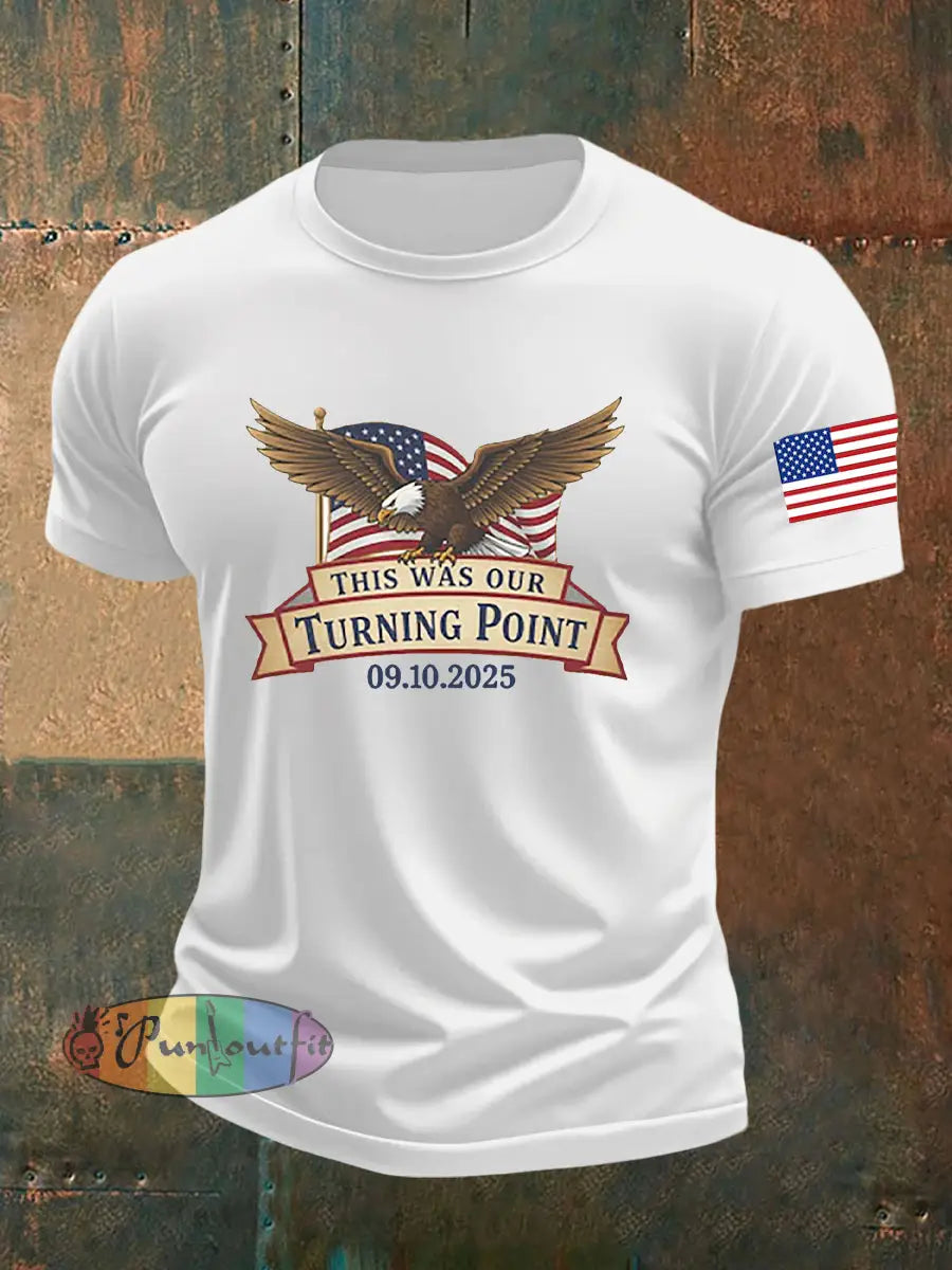 Men’s Freedom Is Not Free R.I.P Charlie Kirk Short Sleeve T-shirt White / S