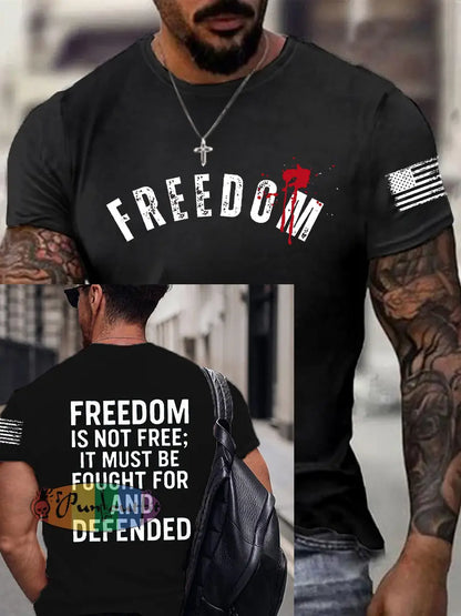 Men’s Freedom Is Not Free This is the Turning Point R.I.P Charlie Kirk Short Sleeve T-shirt Black / S