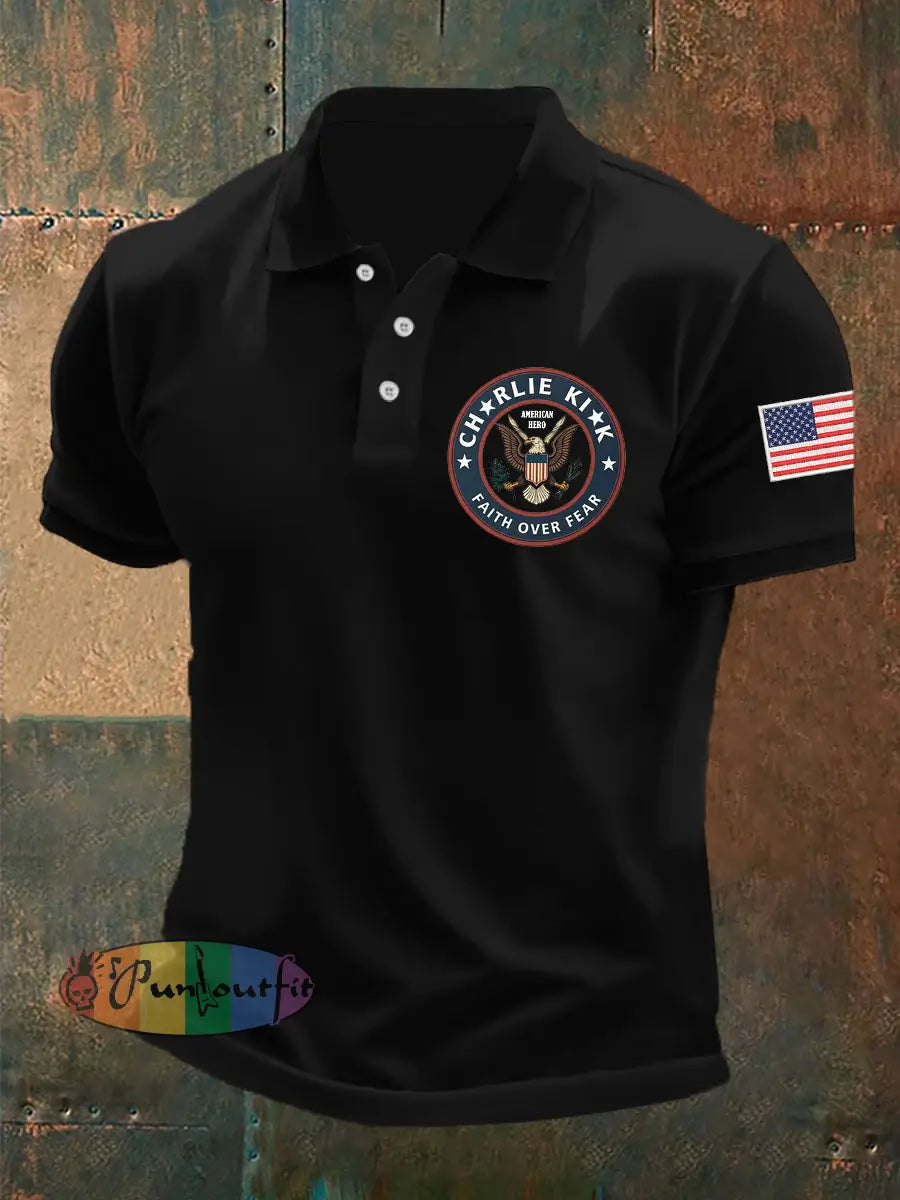 Men’s Freedom Is Not Free This is the Turning Point R.I.P Charlie Kirk Short Sleeve Top Black / S