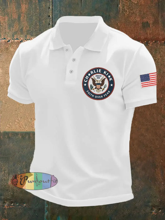 Men’s Freedom Is Not Free This is the Turning Point R.I.P Charlie Kirk Short Sleeve Top White / S
