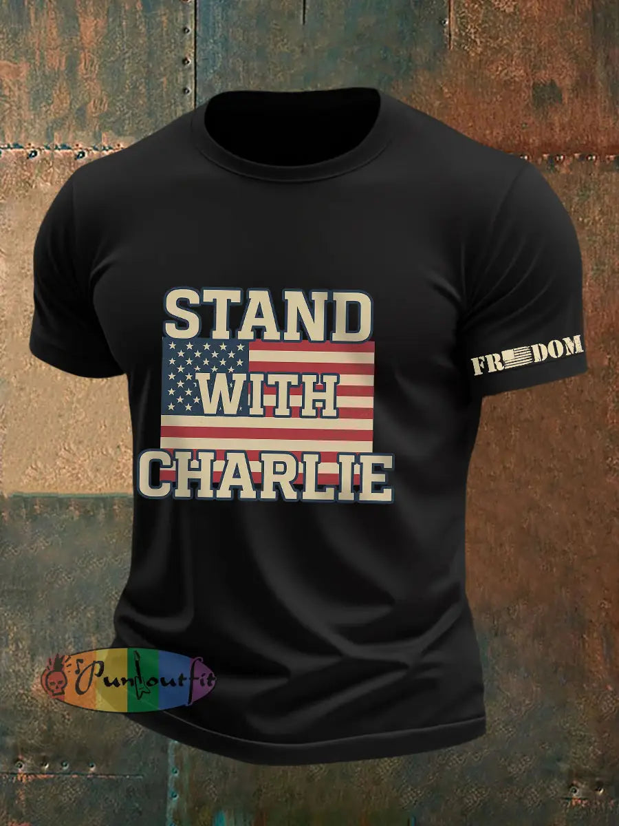 Men’s FREEDOM T-shirt Black / S