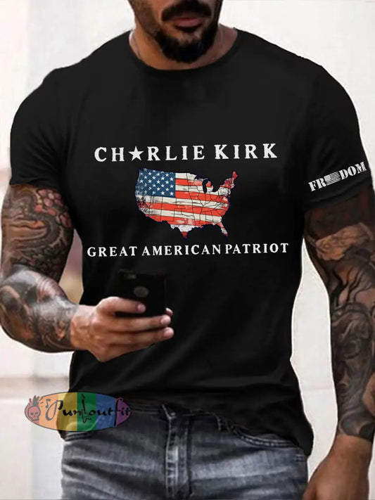 Men’s FREEDOM T-shirt Black / S
