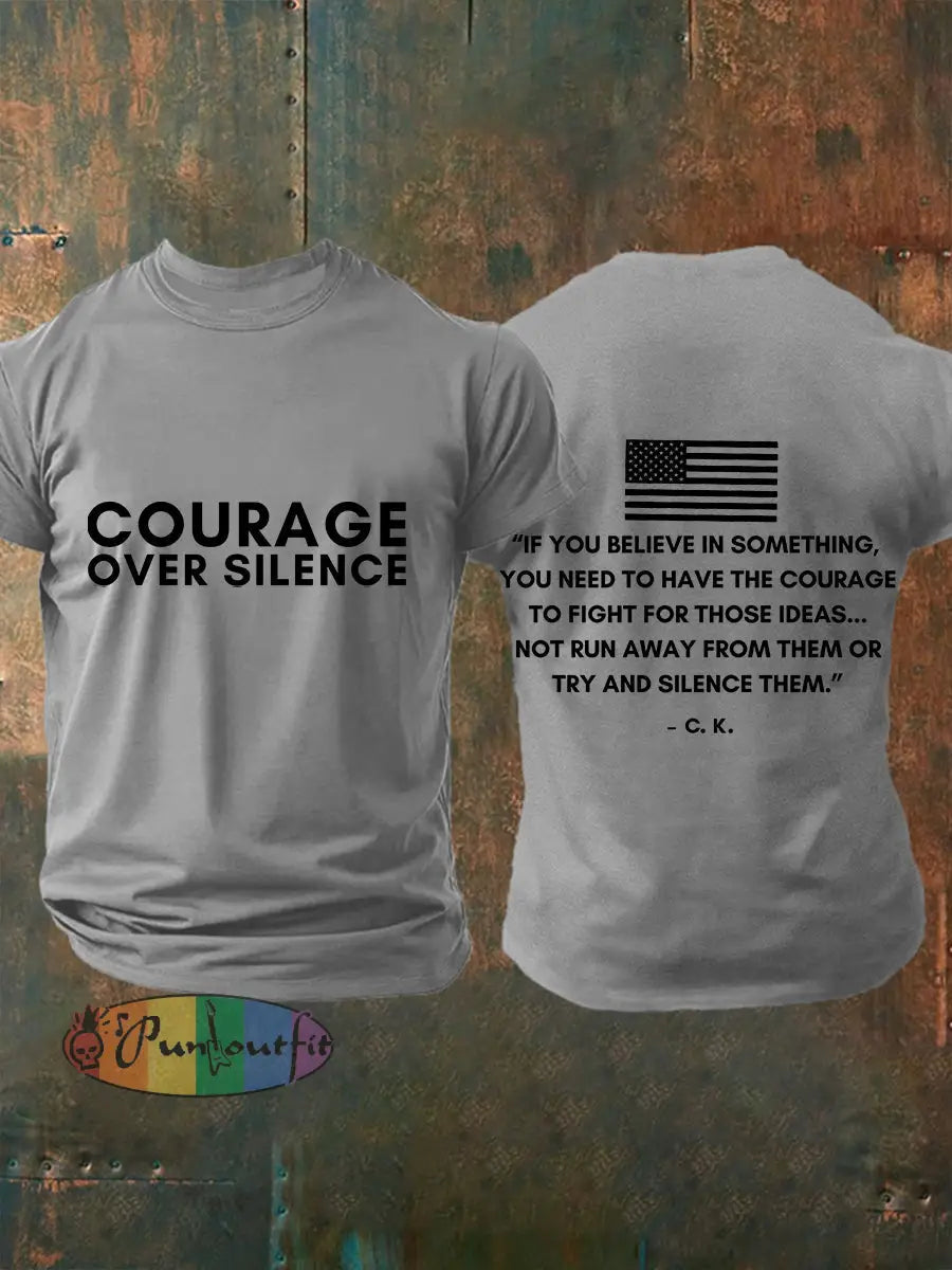 Men’s FREEDOM T-shirt Light Gray / S