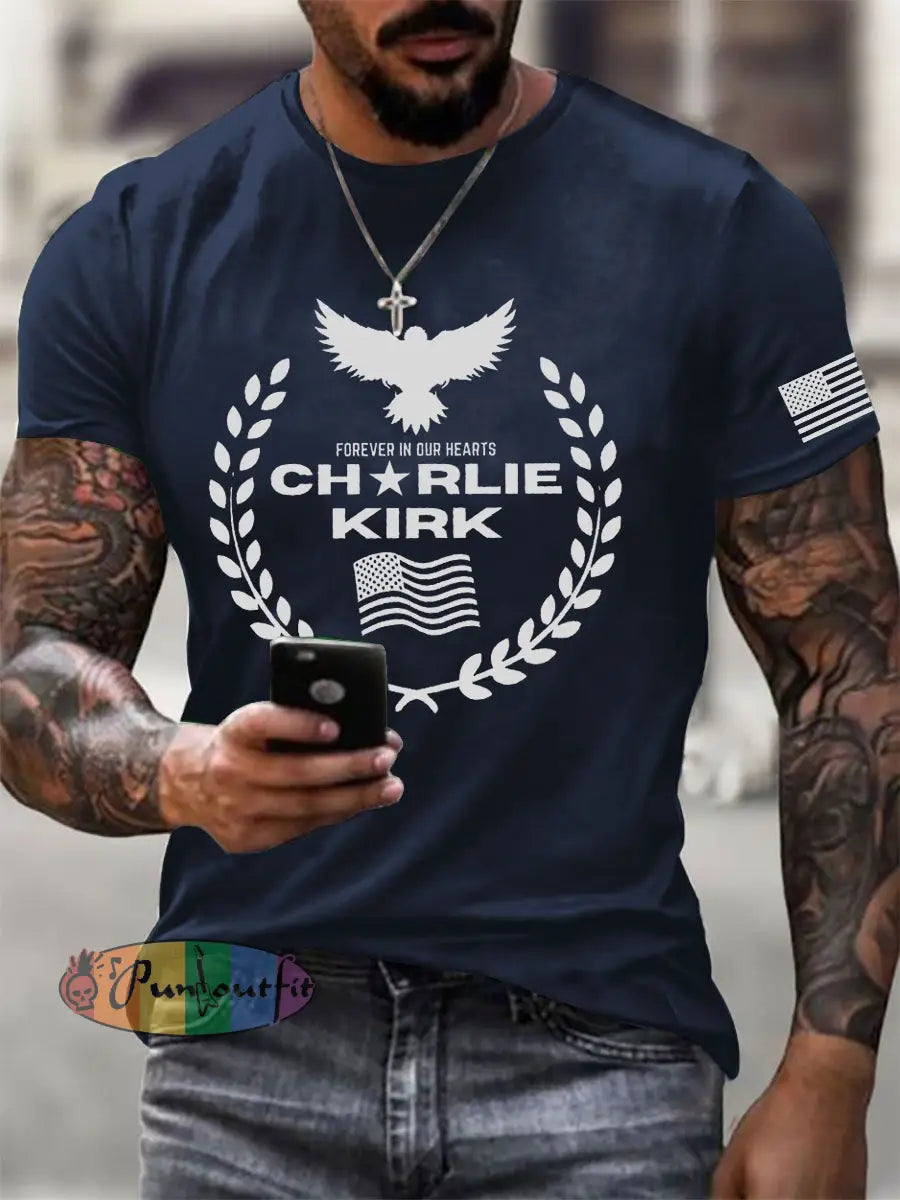 Men’s FREEDOM T-shirt Navy Blue / S