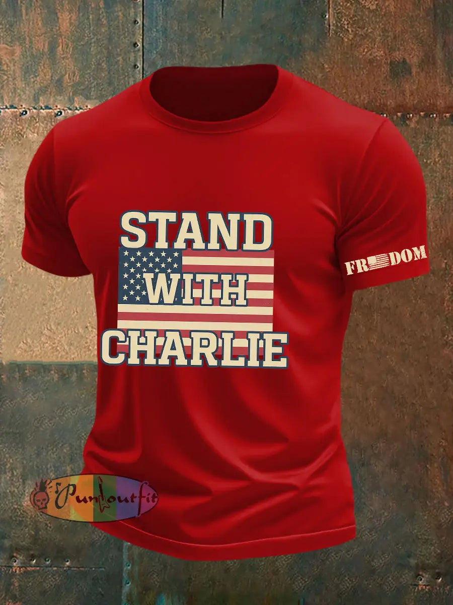 Men’s FREEDOM T-shirt Pure Red / S