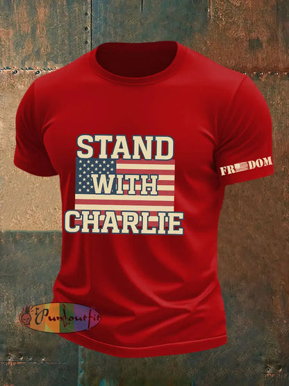Men’s FREEDOM T-shirt Pure Red / S