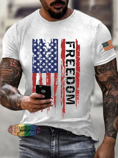 Men’s freedom T-shirts White / S