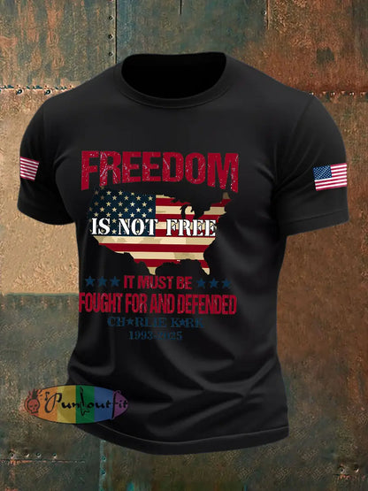 Men’s Freedom Turning Point Printed T-shirt Black / S