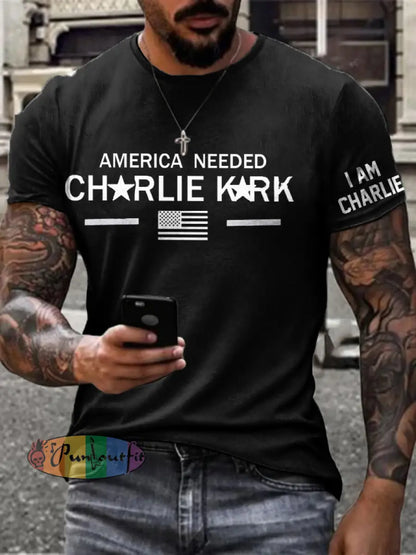 Men’s Freedom Turning Point Printed T-shirt Black / S