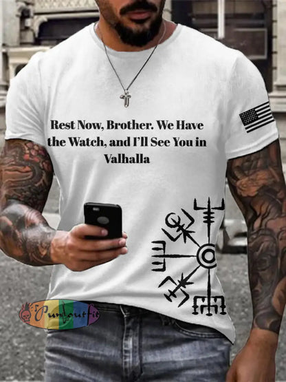 Men’s Freedom Turning Point Printed T-shirt White / S
