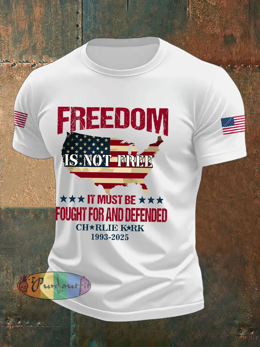 Men’s Freedom Turning Point Printed T-shirt White / S