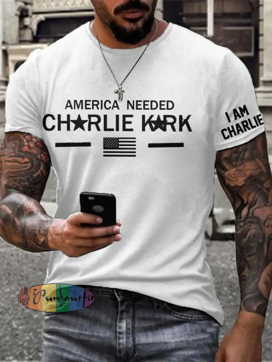 Men’s Freedom Turning Point Printed T-shirt White / S