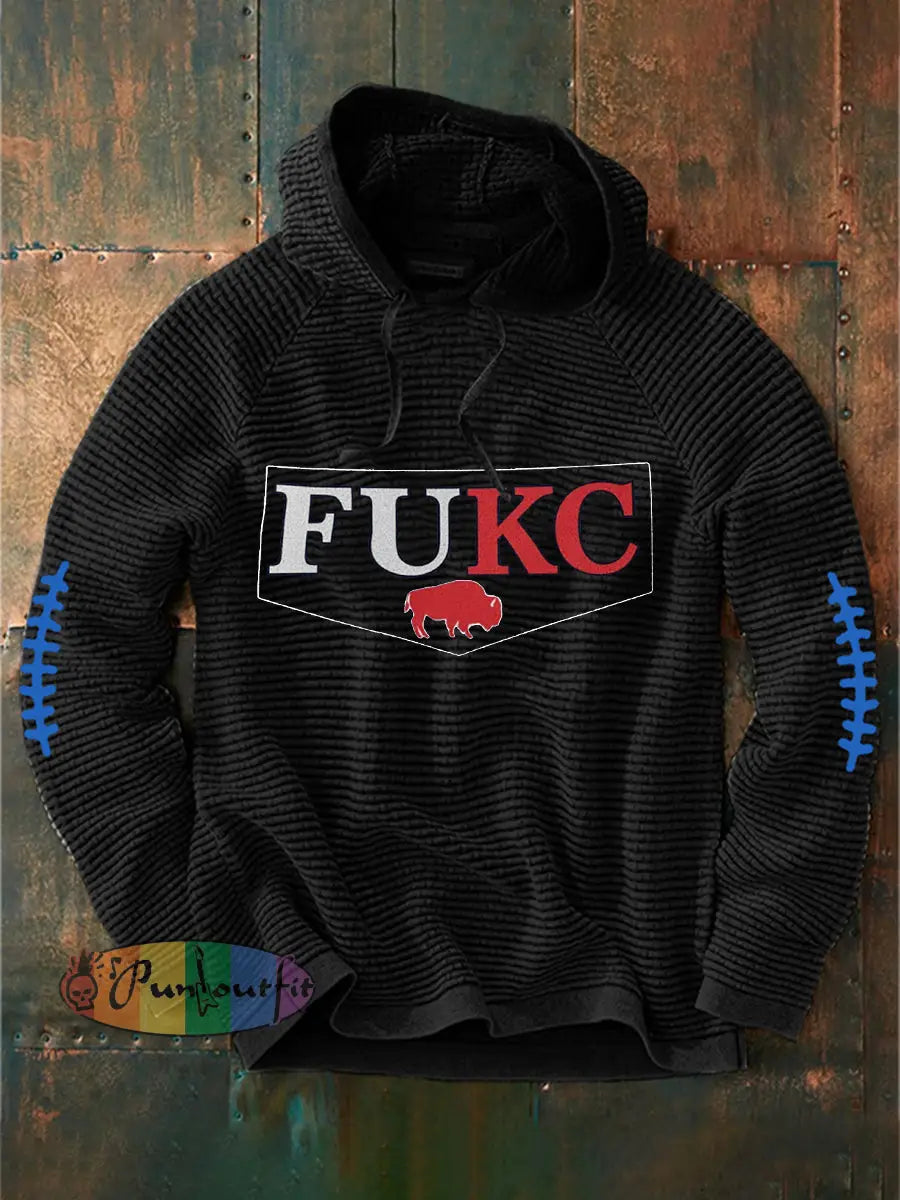 Men’s Go Buffalo Football Fans Lovers Gameday Casual Sweatshirt Black / S
