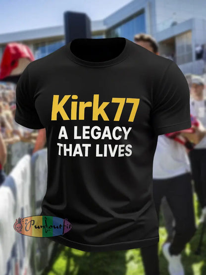 Men’s Kirk77 A Legacy That Lives T-shirt Black / S