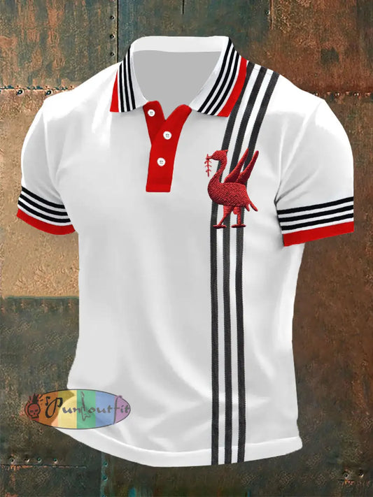 Men’s liver bird soccer tops White / S