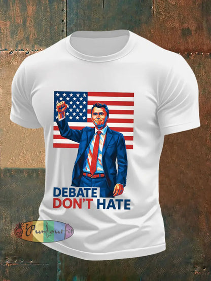 Men’s ’No Hate’ T-shirt White / S