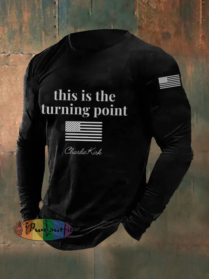 Men’s Patriot Long Sleeve T-shirt Black / S
