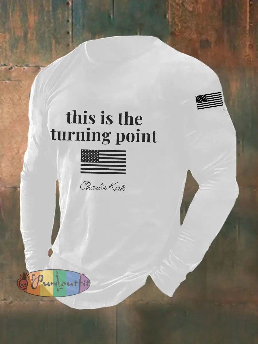 Men’s Patriot Long Sleeve T-shirt White / S