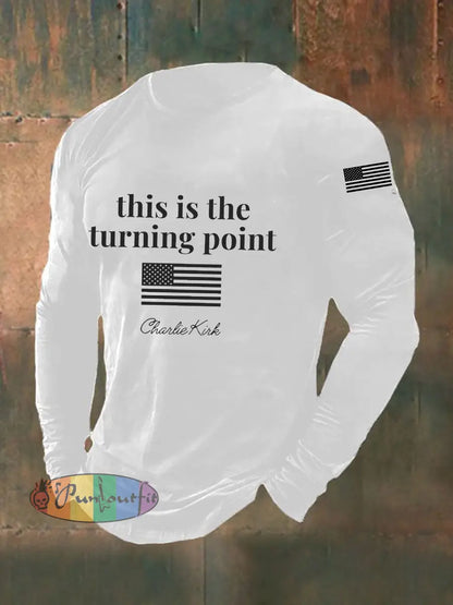 Men’s Patriot Long Sleeve T-shirt White / S