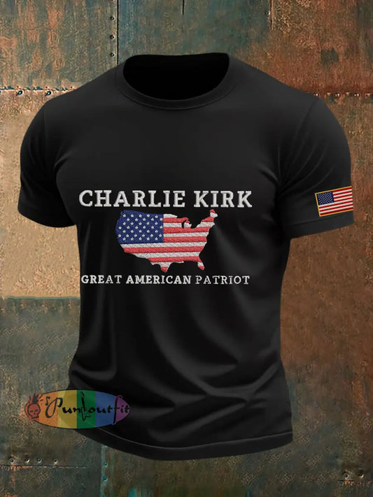 Men’s Patriot T-shirt Black / S