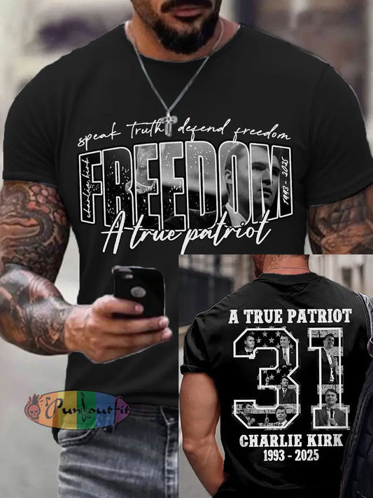 Men’s Patriot T-shirt Black / S