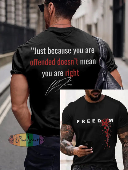 Men’s Patriot T-shirt Black / S