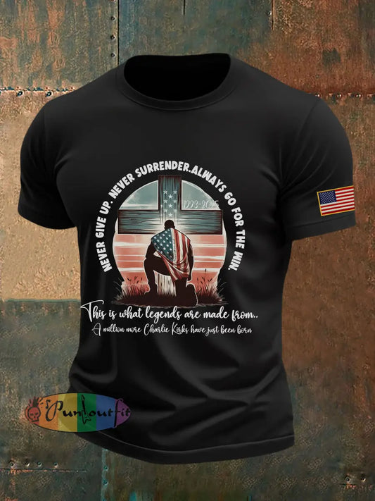 Men’s Patriot T-shirt Black / S