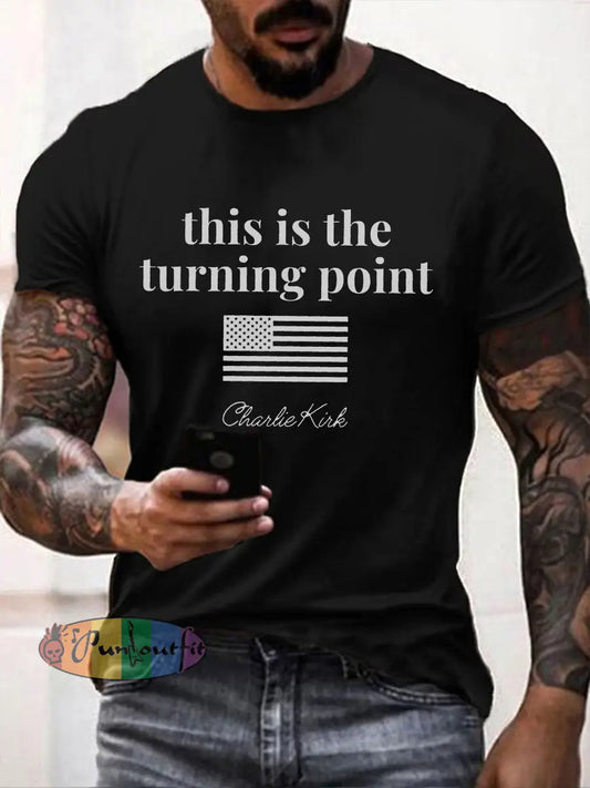 Men’s Patriot T-shirt Black / S
