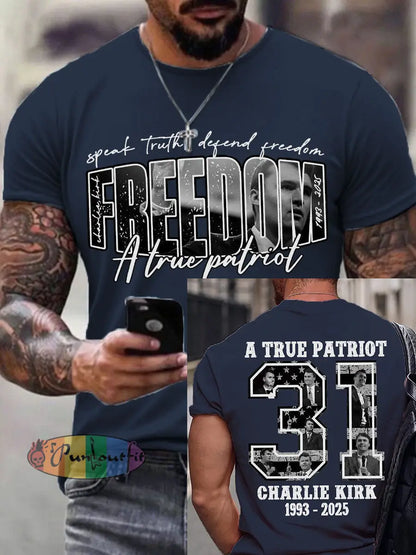 Men’s Patriot T-shirt Navy Blue / S