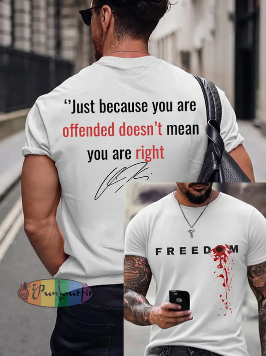 Men’s Patriot T-shirt White / S