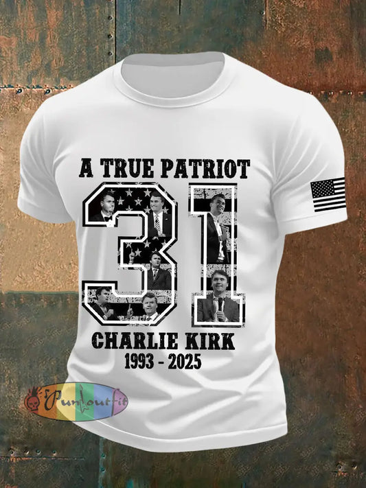 Men’s Patriot T-shirt White / S