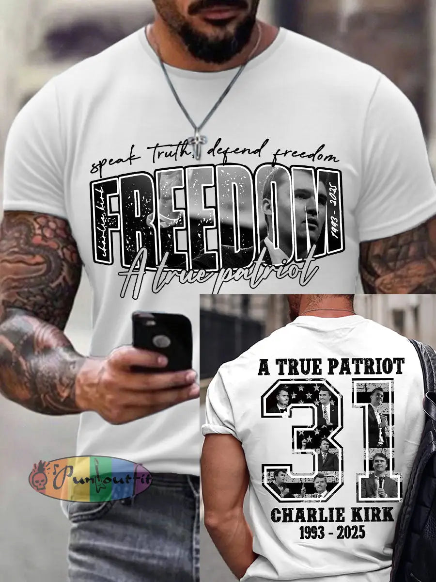Men’s Patriot T-shirt White / S