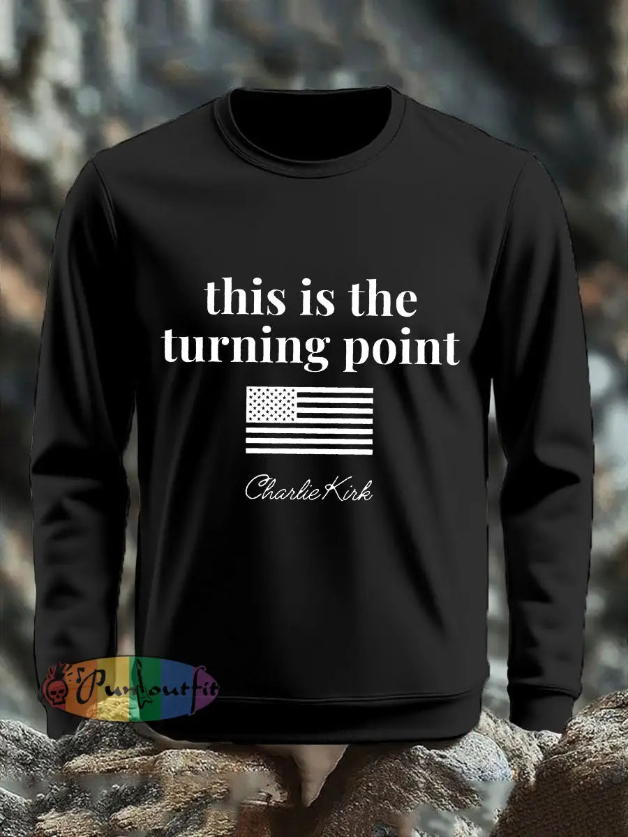 Men’s Patriotic sweater Black / S
