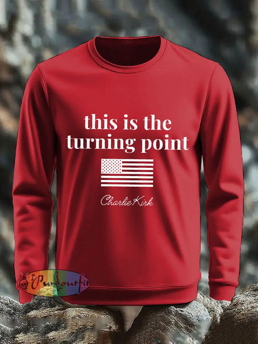 Men’s Patriotic sweater Red / S