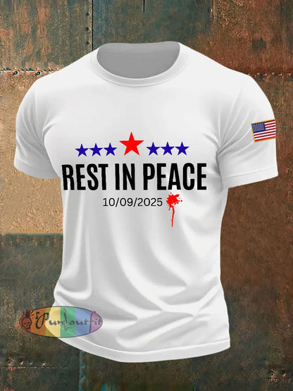 Men’s rest in peace T-shirts White / S