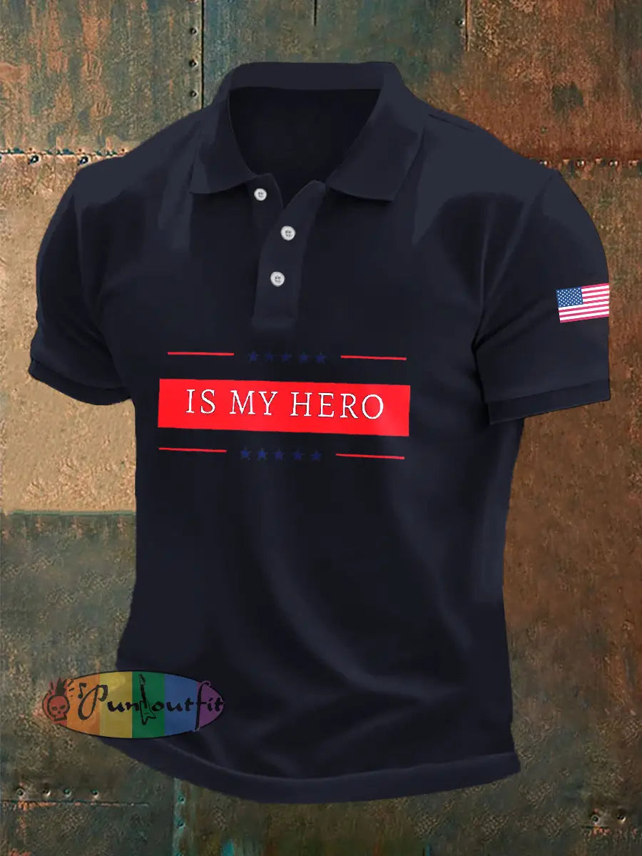 Men’s Retro Turning Point Casual Polo Shirt A / S
