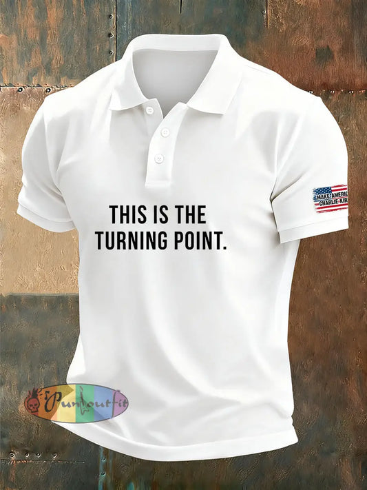 Men’s Retro Turning Point Casual Polo Shirt A / S