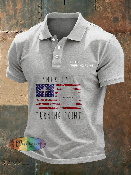 Men’s Retro Turning Point Casual Polo Shirt A / S