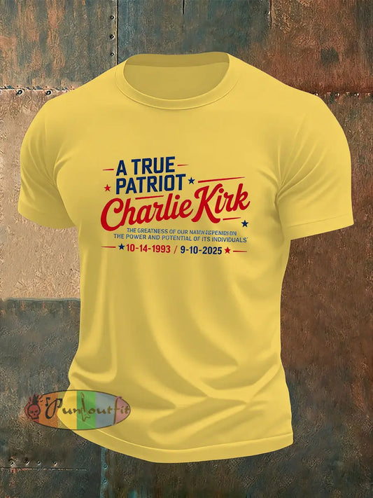 Men’s Retro Turning Point Casual T-Shirt A / S