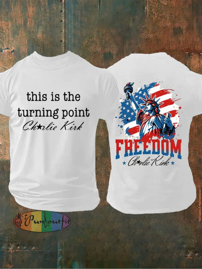 Men’s This is the Turning Point Printed T-shirt White / S
